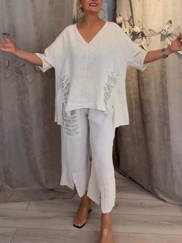 Bianca™- Elegant Two Piece Summer Set