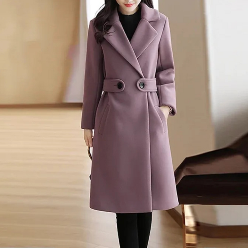 Talia™- The Belted Elegance Coat