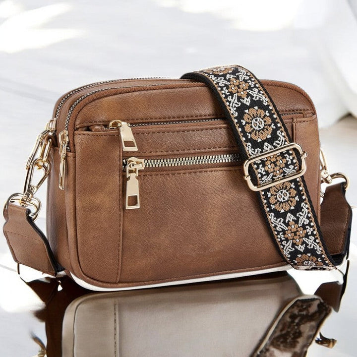 Camilla™- Refined Leather Shoulder Bag