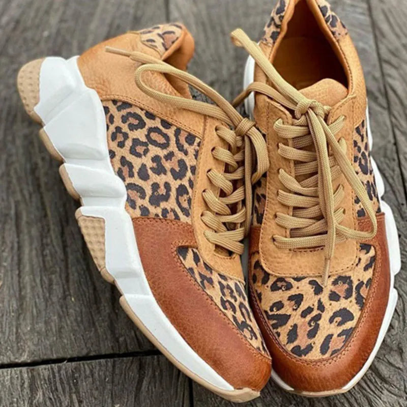 Crissa™- Comfortable Leopard Sneakers