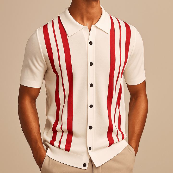 Harrison™- Striped Polo Shirt