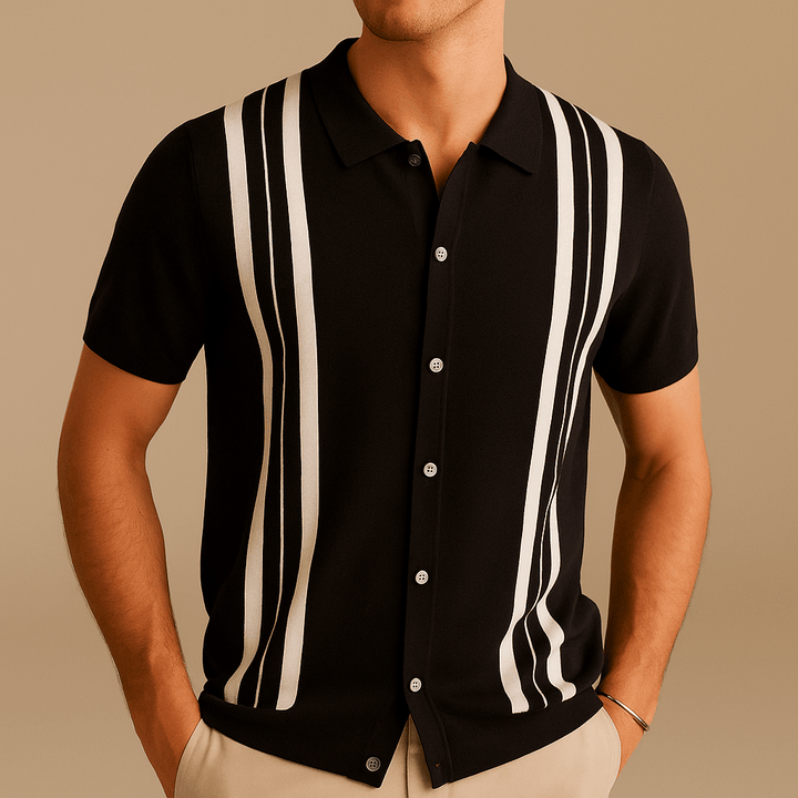 Harrison™- Striped Polo Shirt