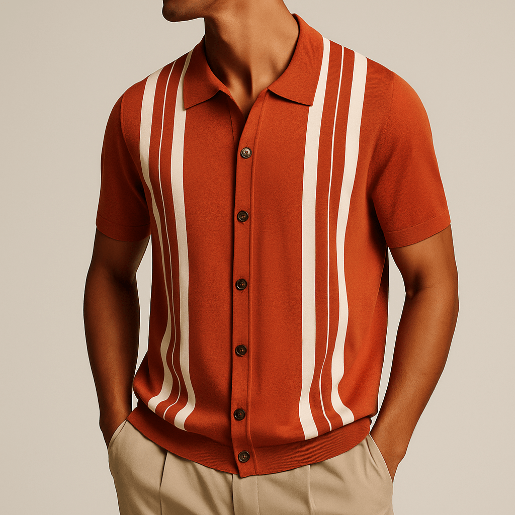 Harrison™- Striped Polo Shirt