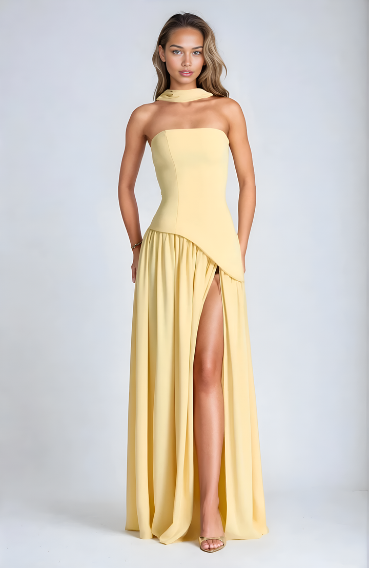 Zora™- Yellow Maxi Dress