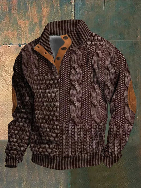 Shaun™- Patterned Cozy Knit Sweater For Men