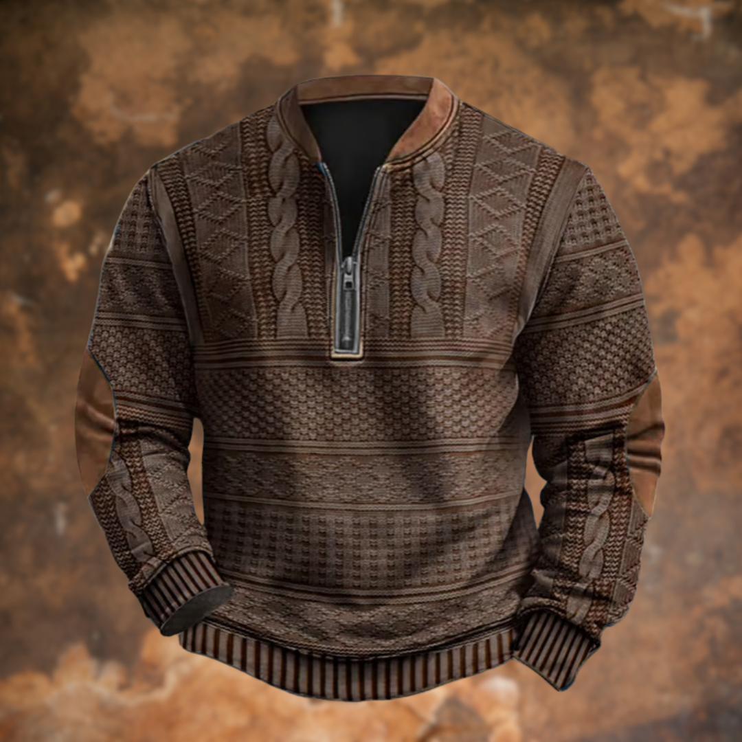 Jilian™- Vintage Zip-up Sweatshirt For Men