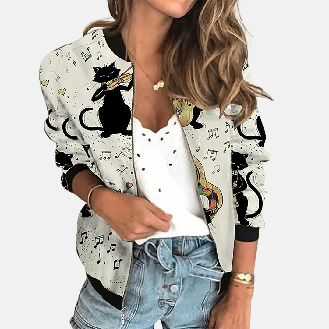 Blair™ - Women's Retro Bomber Jacket