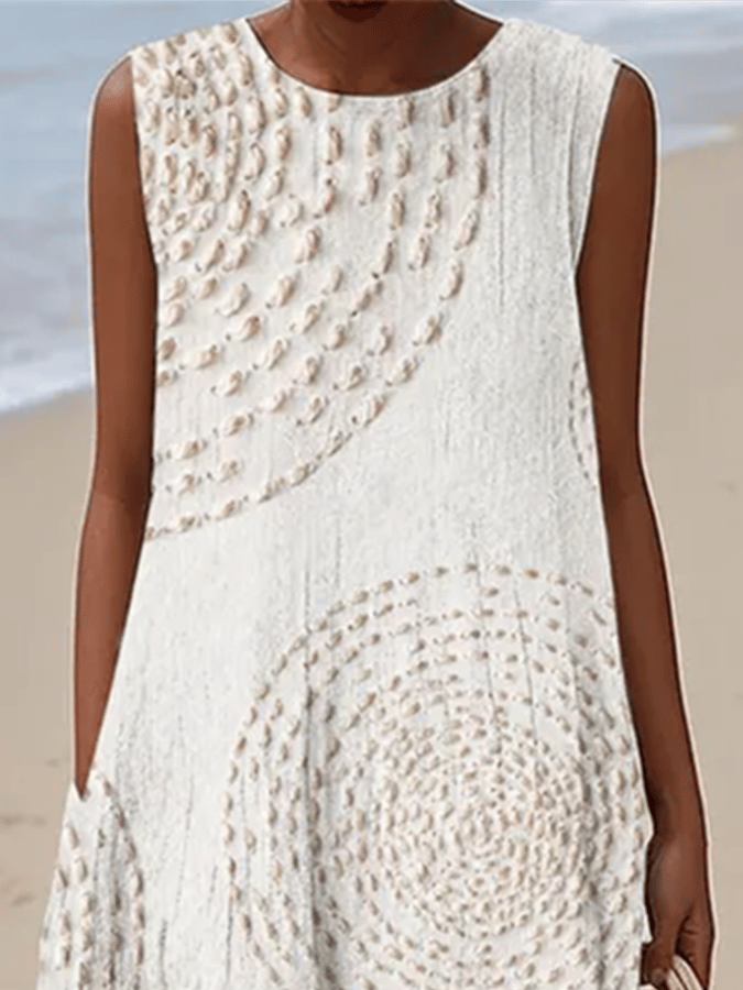 Lunee™- Casual Printed Sleeveless Dress