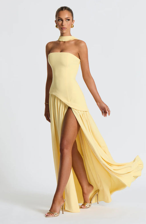 Zora™- Yellow Maxi Dress