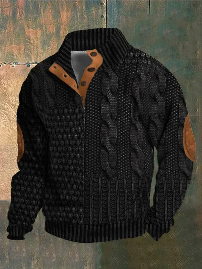 Shaun™- Patterned Cozy Knit Sweater For Men