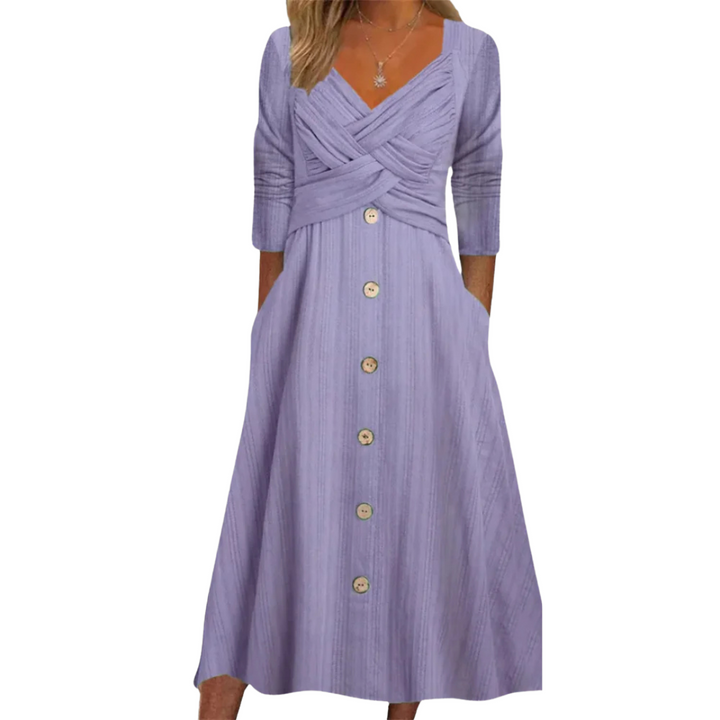 Ella™- Elegant Tummy Coverage Dress