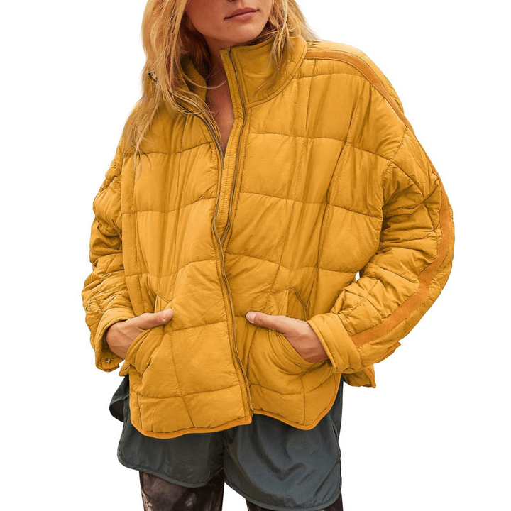 April™- Lightweight Compact Zip Puffer Jacket
