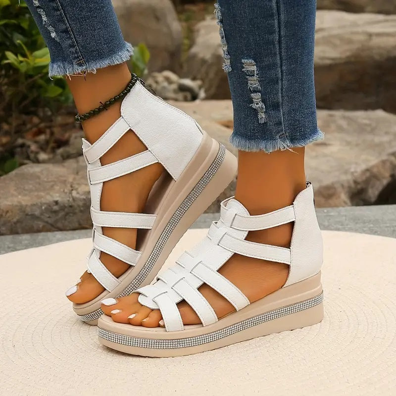 Chloe™- Elegant Wedge Sandals