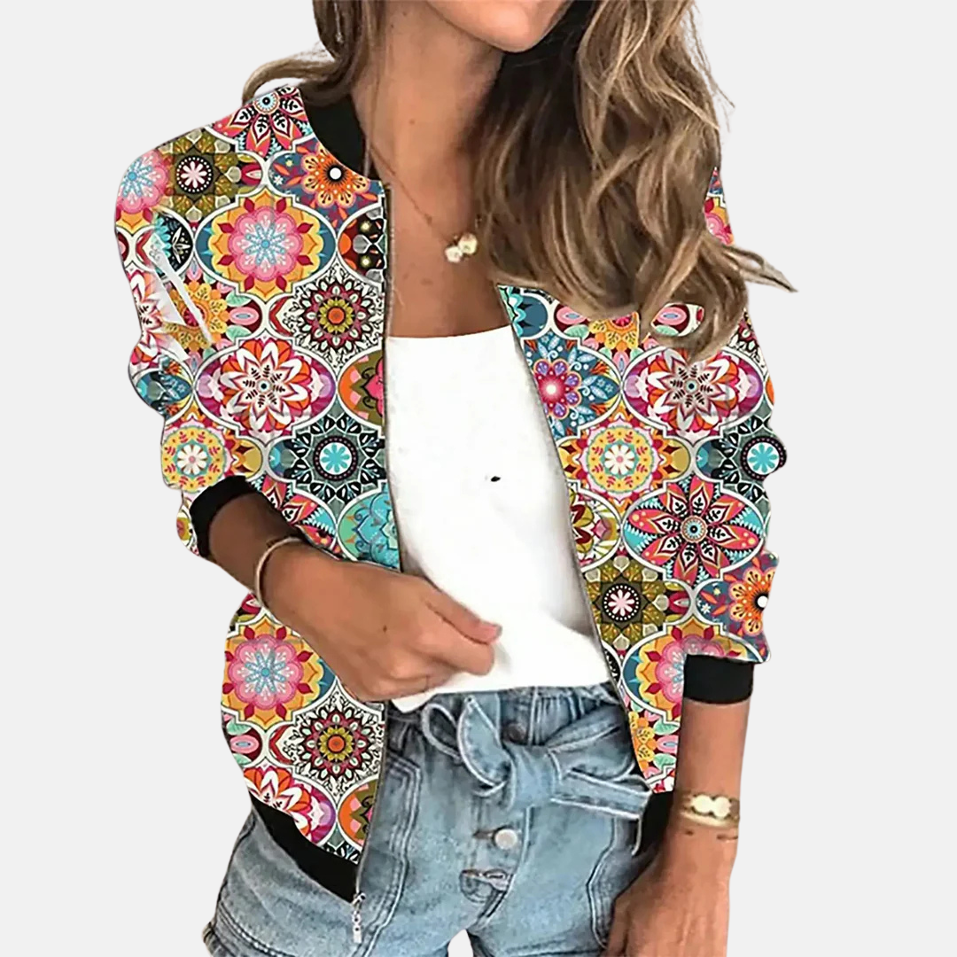 Blair™ - Women's Retro Bomber Jacket