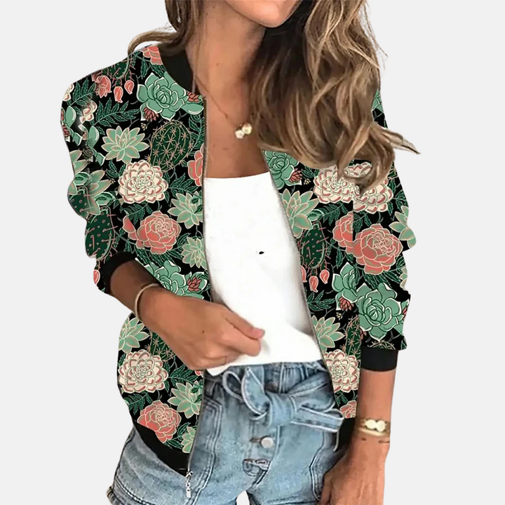 Blair™ - Women's Retro Bomber Jacket