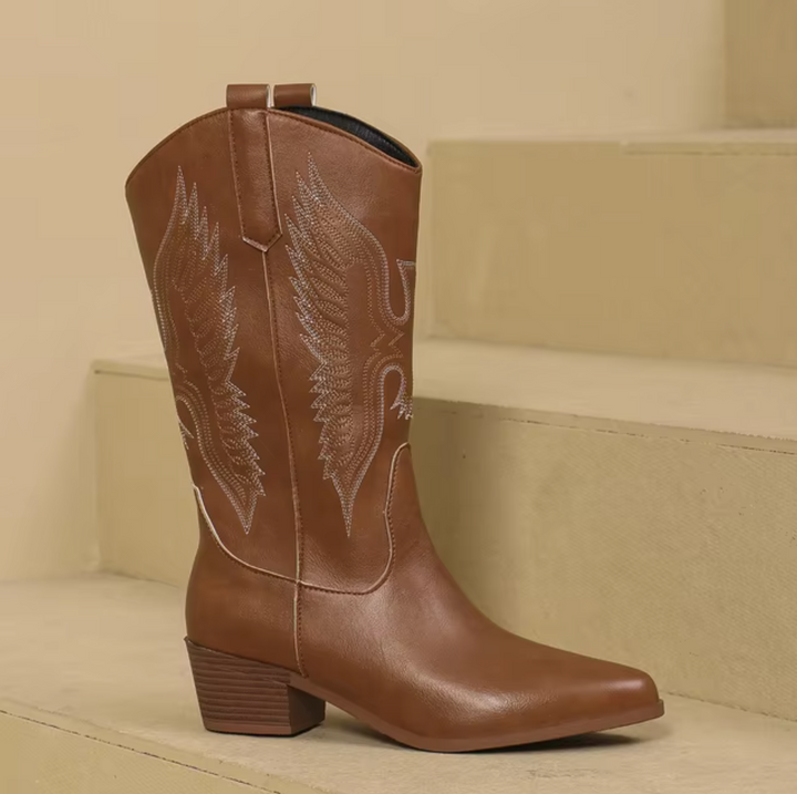 Lea™- Leather Cowboy Boots