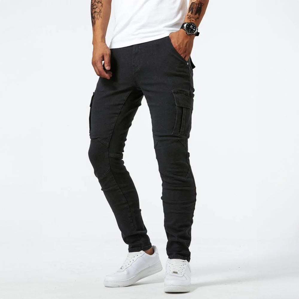 Metro™- Denim Cargo Jeans