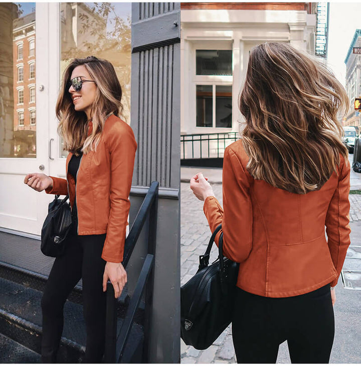 Sophia™- Italian Leather Jacket