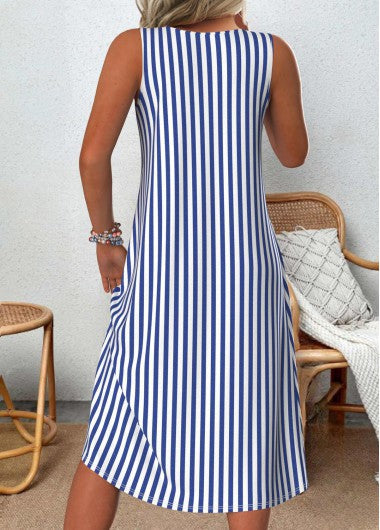 Catherine™- Flattering Sleeveless Summer Dress