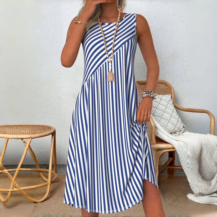 Catherine™- Flattering Sleeveless Summer Dress
