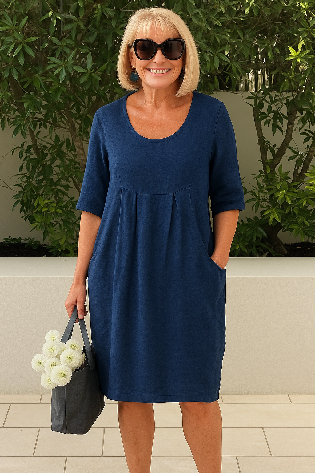 Marley™- Everyday Linen Pocket Dress