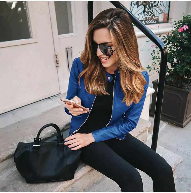 Sophia™- Italian Leather Jacket