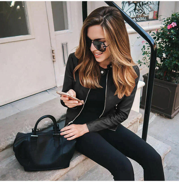 Sophia™- Italian Leather Jacket