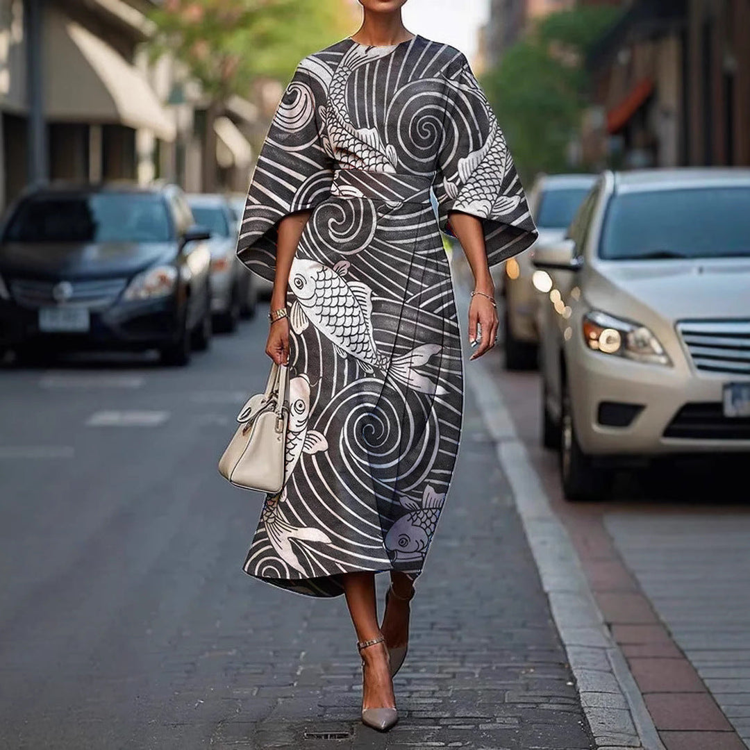 Melody™- Elegant Dress with Round Neck