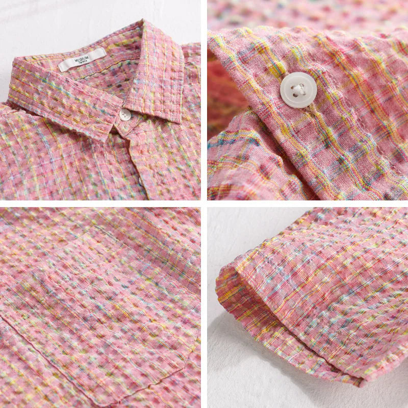 Miyura™- Bubble Weave Shirt