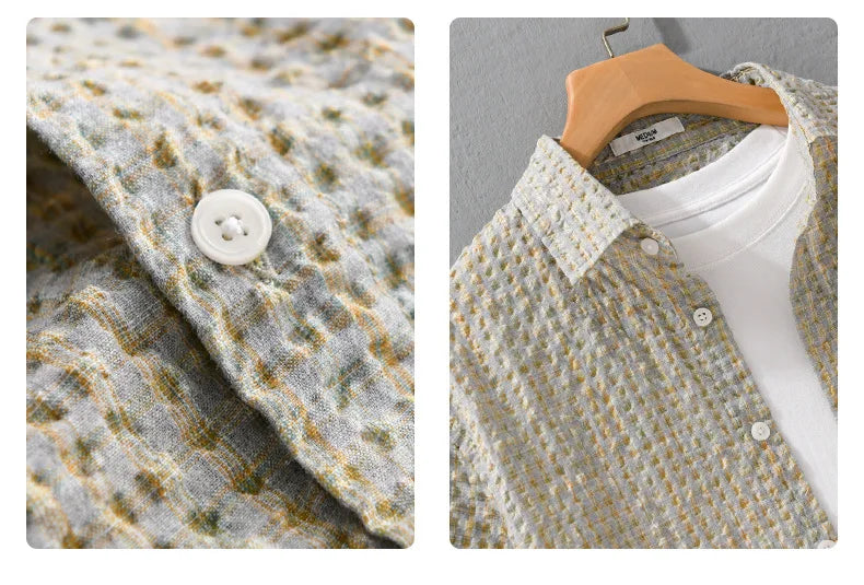 Miyura™- Bubble Weave Shirt
