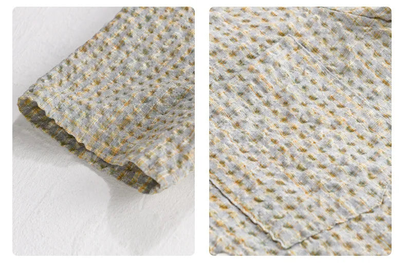 Miyura™- Bubble Weave Shirt