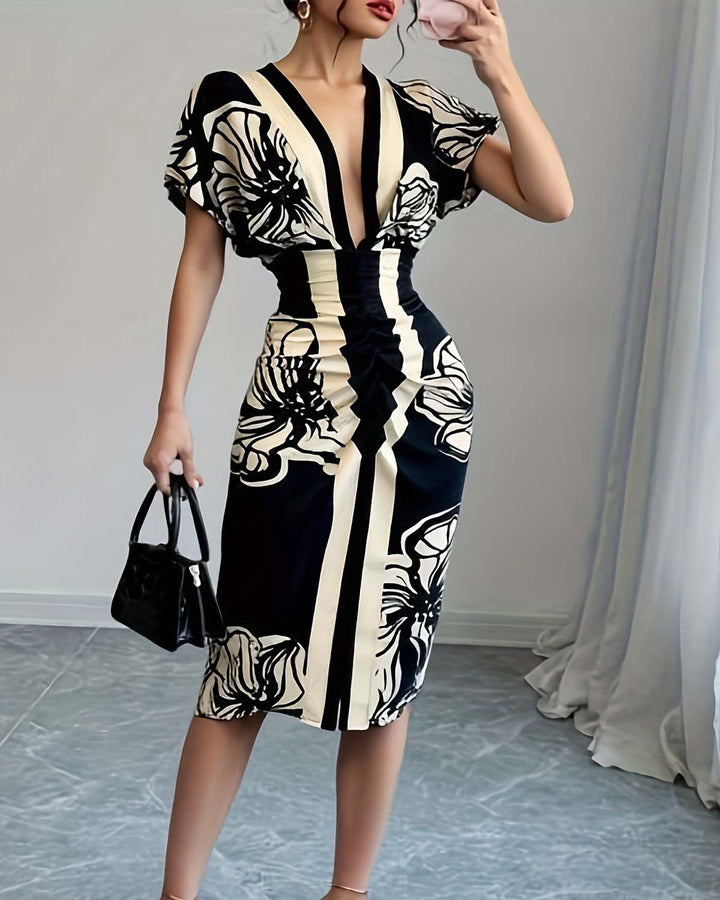 Hodiah™- Chic Pleated Dress