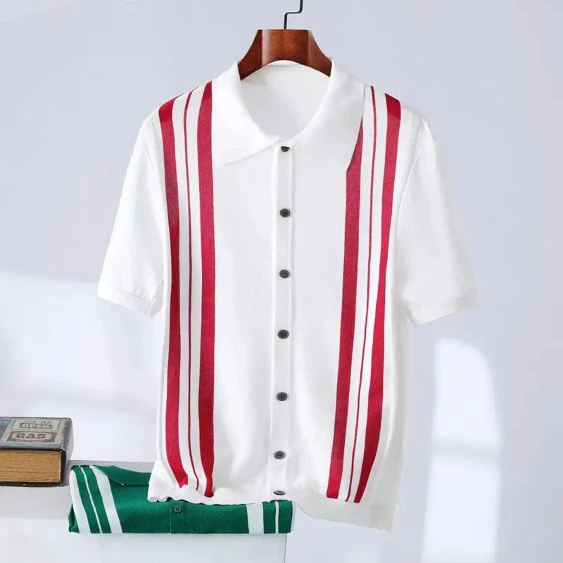 Harrison™- Striped Polo Shirt
