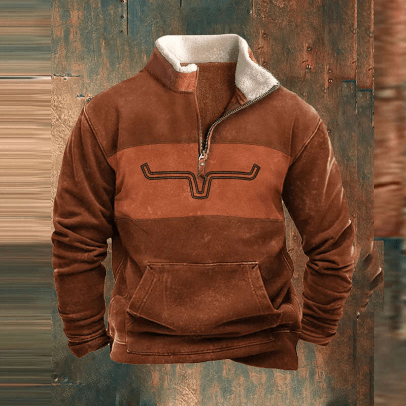 Dakota™- Graphic Zip-Up Sweatshirt For Men