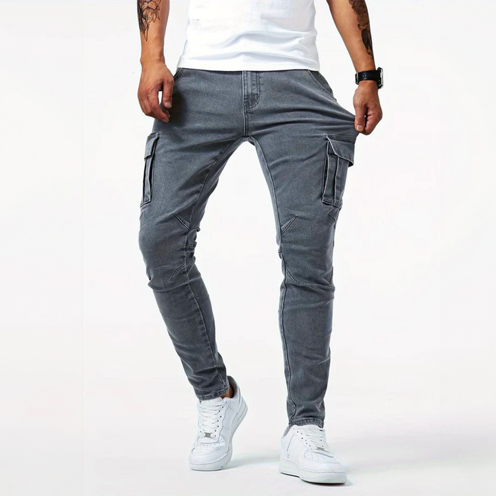 Metro™- Denim Cargo Jeans