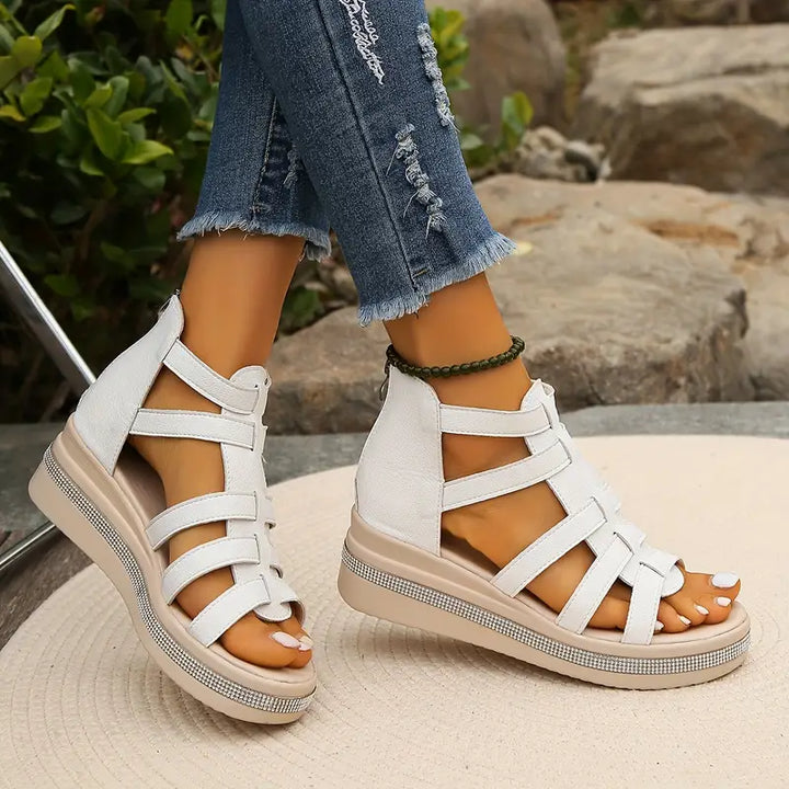 Chloe™- Elegant Wedge Sandals