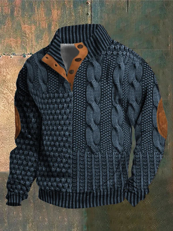 Shaun™- Patterned Cozy Knit Sweater For Men