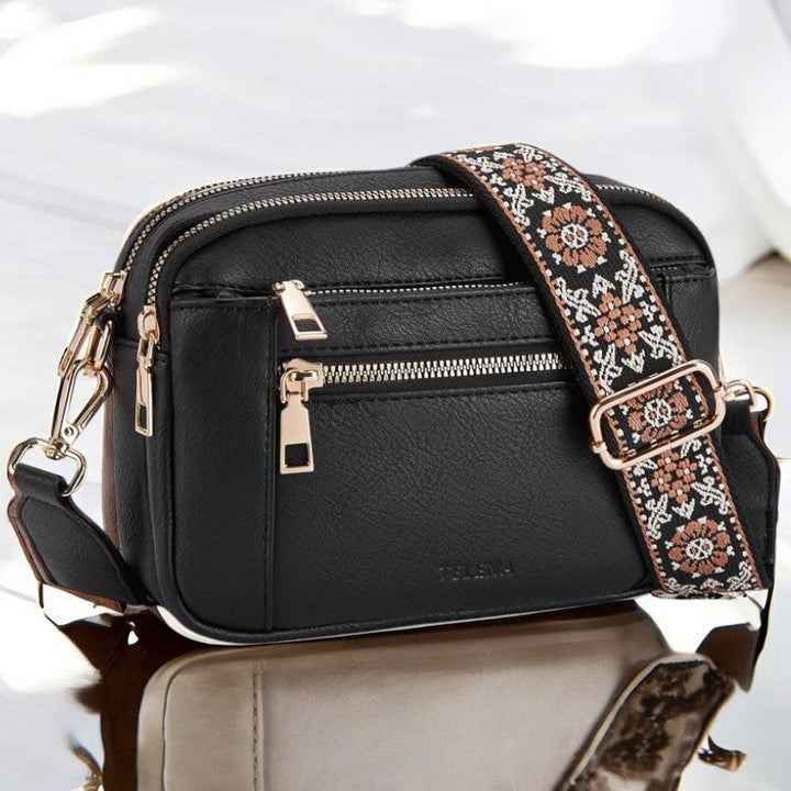 Camilla™- Refined Leather Shoulder Bag