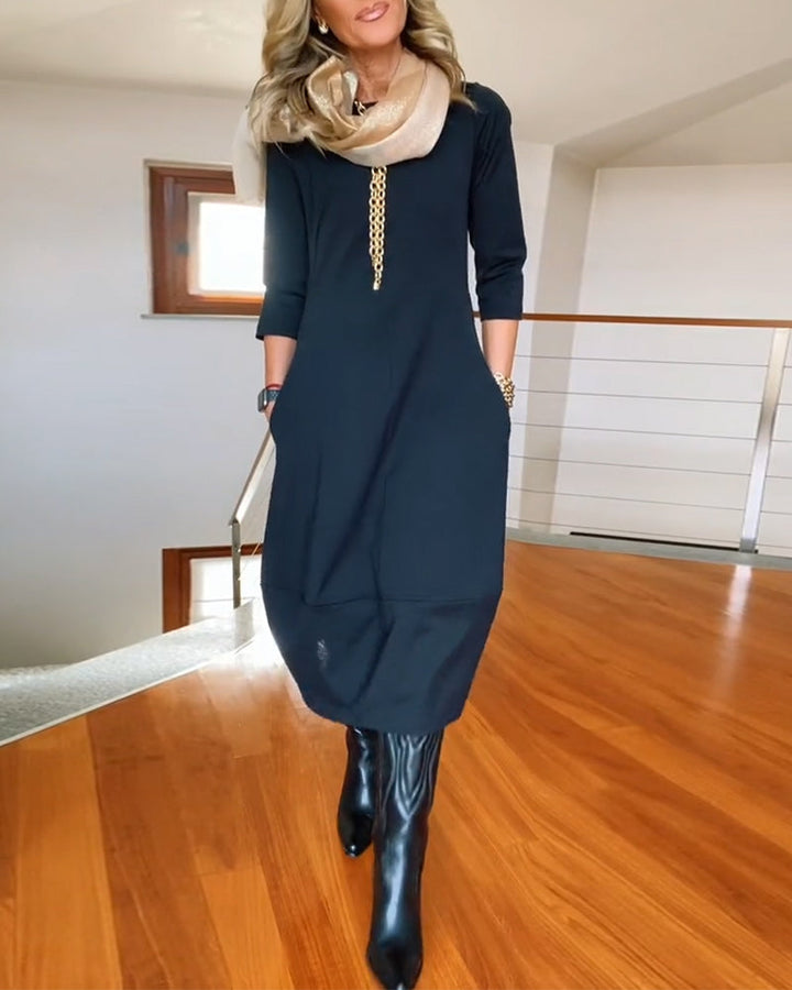 Sophy™ - Elegant Dress With Handmade Details