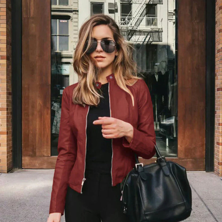 Sophia™- Italian Leather Jacket