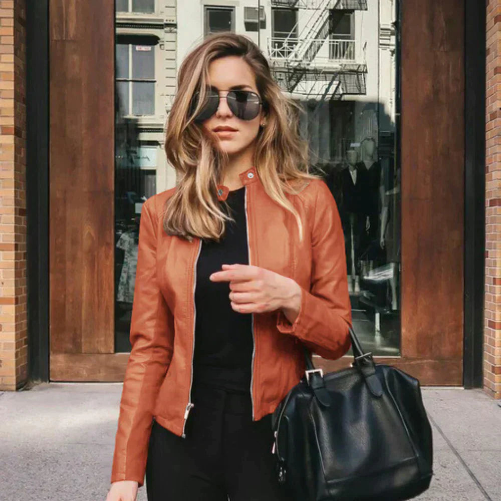 Sophia™- Italian Leather Jacket