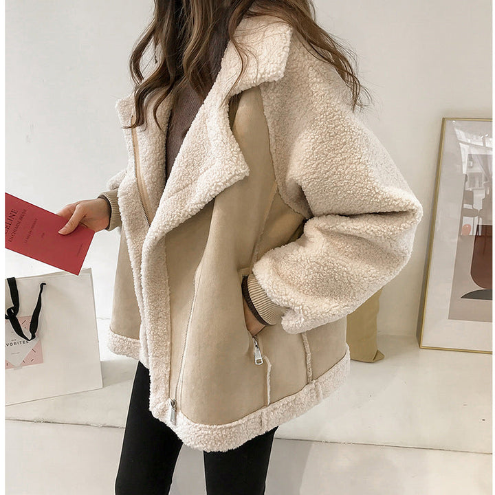 Erin ™ - Stylish Faux Shearling Zip-Up Jacket
