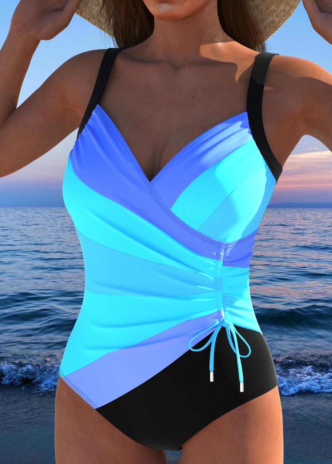 Voyanne™- Print One Piece Swimsuit