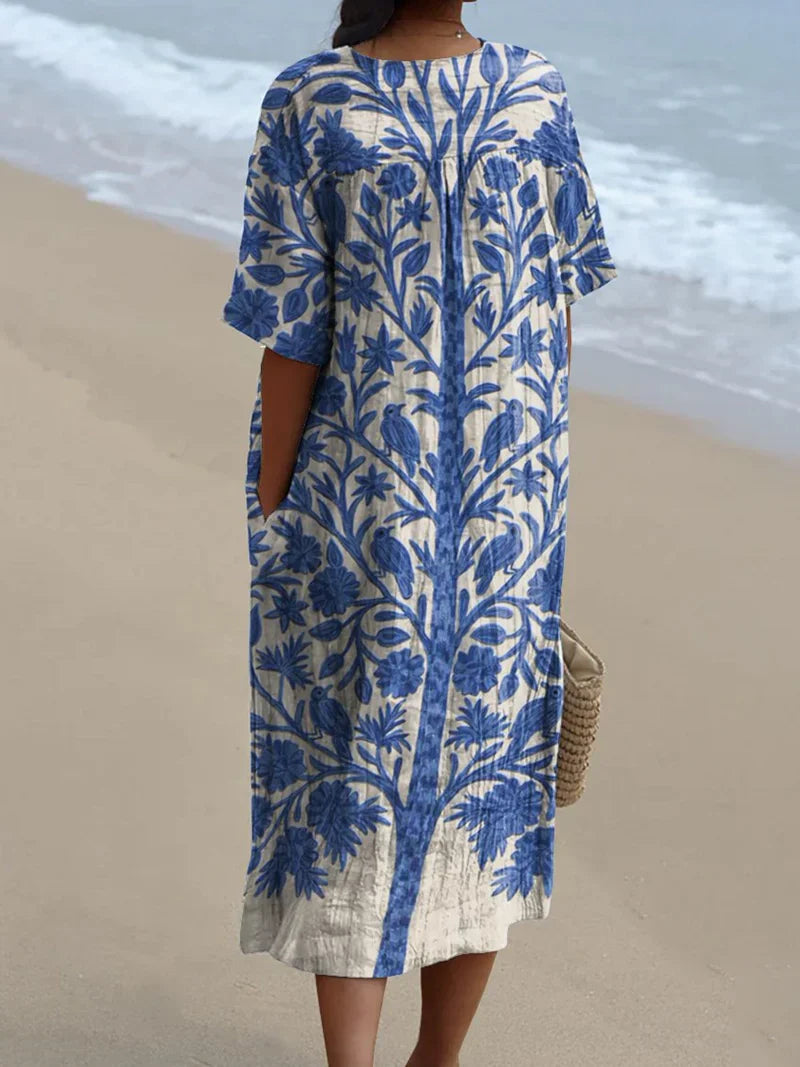 Fenna™- Summer Breeze Printed Dress